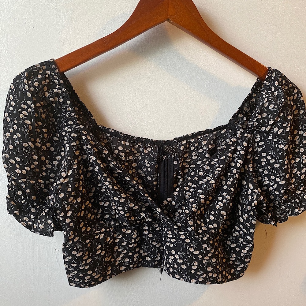 Shein 2pc set cropped top and skirt